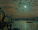 Southwark Bridge by Moonlight | John Atkinson Grimshaw | 1887