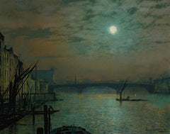 Southwark Bridge by Moonlight | John Atkinson Grimshaw | 1887