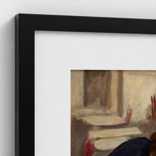 The Demon – black mounted frame detail
