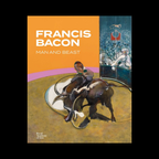 Francis Bacon: Man and Beast — original book cover on a black background