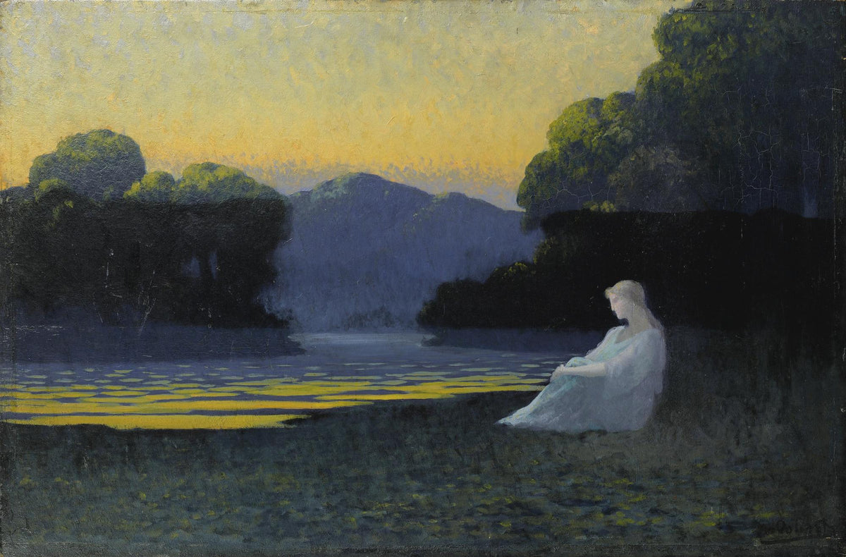 In the Evening’s Tranquility | Alphonse Osbert | 1897