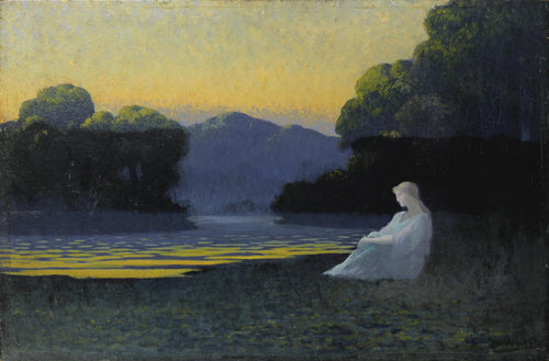 in the evenings tranquility – complete painting