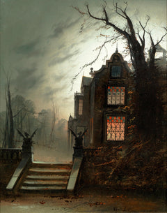 Country House by Moonlight | Wilfred Bosworth Jenkins | 19th Century