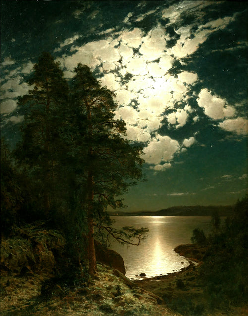 Moonlit Night | Hjalmar Munsterhjelm | 1883