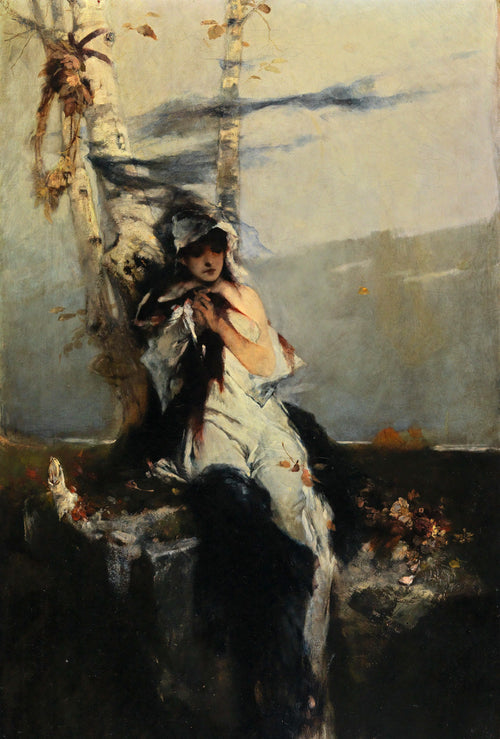 The Expectation | Raphael von Ambros | 1880