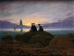 Moonrise Over The Sea | Caspar David Friedrich | 1822