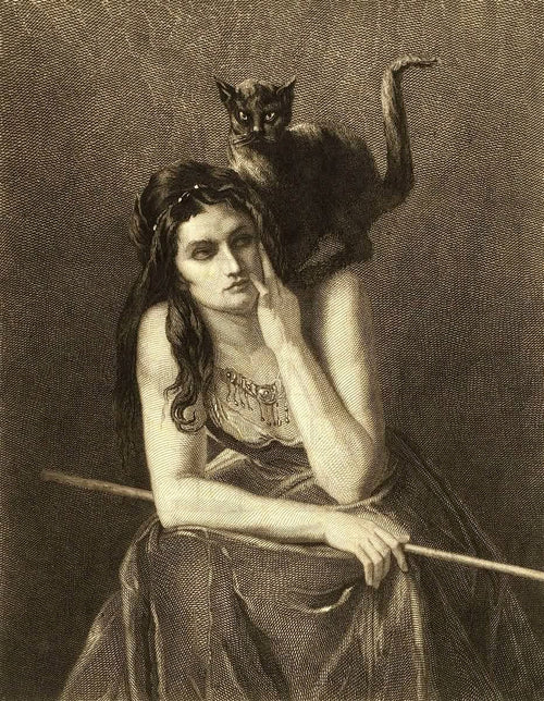 Woman With a Cat on Her Shoulder | Auguste Danse | 1875