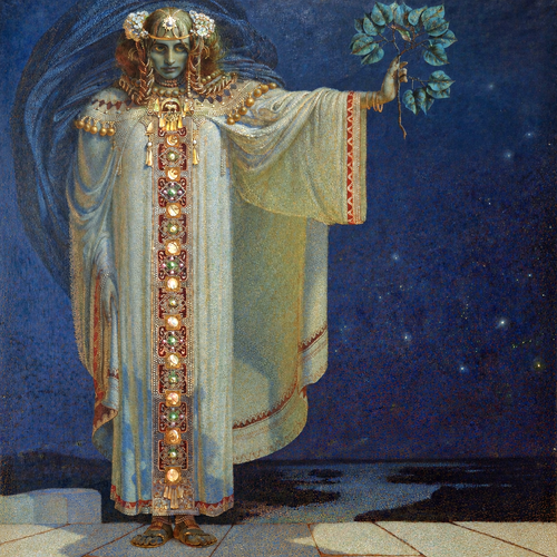 The Prophetess Libuše | Karel Vítězslav Mašek | 1893