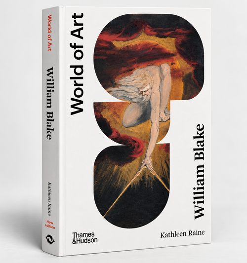 Front cover featuring a multicoloured William Blake figure detail — William Blake — World of Art.
