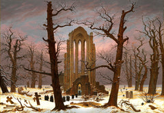 Monastery Cemetry in Snow | Caspar David Friedrich | 1818