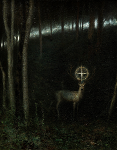The Vision of Saint Hubert | Franz von Stuck | 1890