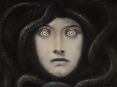 The Head of Medusa | Franz von Stuck | 1892