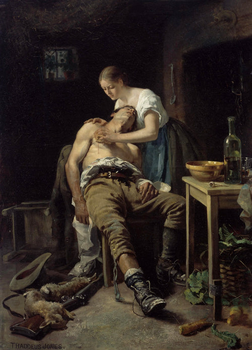The Wounded Poacher | Henry Jones Thaddeus | 1881