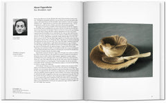 Interior spread with a fur-covered cup, saucer and spoon — Surrealism.