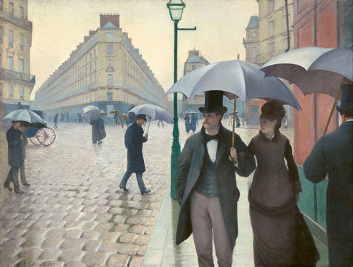 Rainy Paris Street | Gustave Caillebotte | 1877