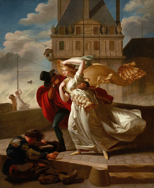 Gust of Wind on the Pont Royal | Michel Garnier | 1799