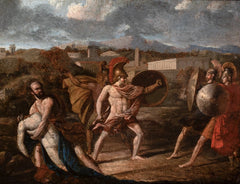 The Death of Patroclus | Jacques-Louis David | 18th Century