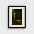 The Mourning Brave – black mounted frame, head-on Prodigi view