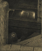 Plague on the Stairs | Theodor Kittelsen | 1896