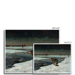 Wolves at Night | Alfred Wierusz-Kowalski | 1910