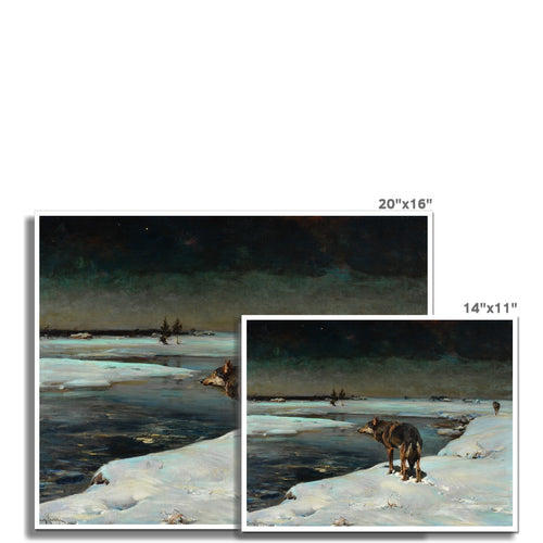 Wolves at Night | Alfred Wierusz-Kowalski | 1910