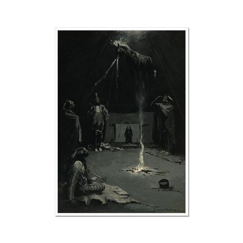 Indian Fire God (The Going of the Medicine Horse) | Frederic Remington | 1899
