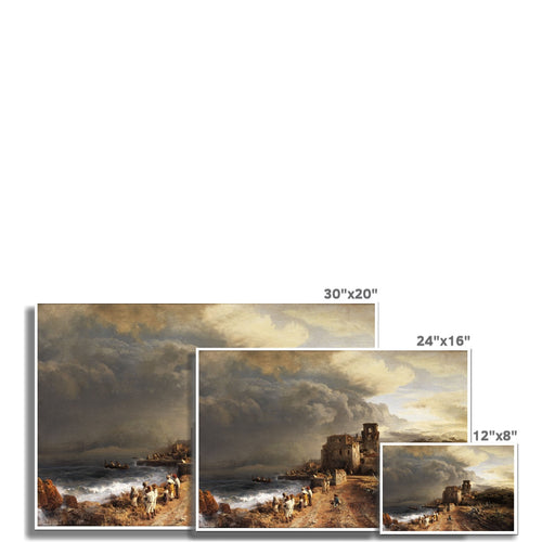 Landscape by the Sea with Figure | Oswald Achenbach | 19th Century