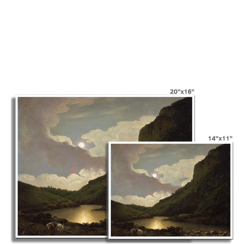Matlock Tor by Moonlight | Joseph Wright of Derby | 1780
