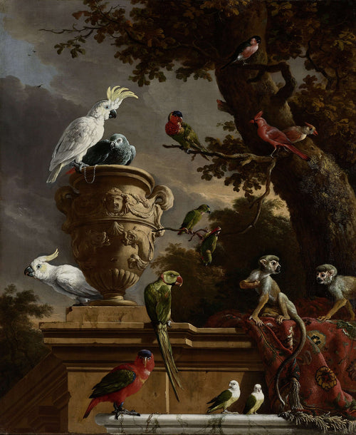 The Menagerie | Melchior d'Hondecoeter | 1690