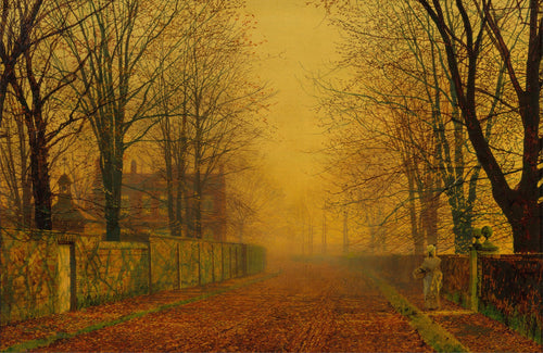 Evening Glow | John Atkinson Grimshaw | 1884