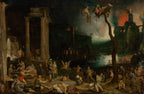 Aneas and the Cumean Sybil in the Underworld | Jan Brueghel the Elder | 1604