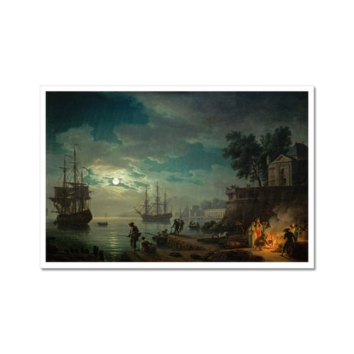 Seaport by Moonlight | Claude Joseph Vernet | 1771