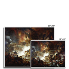 The Destruction of 'L'Orient' at the Battle of the Nile | Mather Brown | 1825