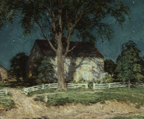 Old Homestead Connecticut | Willard Leroy Metcalf | 1914