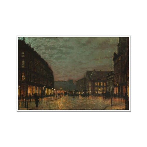 Boar Lane Leeds by Lamplight | John Atkinson Grimshaw | 1881
