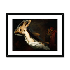 The Ghosts of Paolo and Francesca Appear to Dante and Virgil | Ary Scheffer | 1855