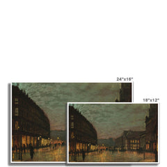 Boar Lane Leeds by Lamplight | John Atkinson Grimshaw | 1881