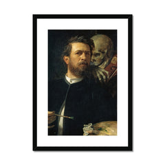 Self Portrait with Fiddling Death | Arnold Böcklin | 1872