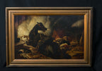 Bataille de chevaux de la guerre napoléonienne Sir | Edwin Henry Landseer | 1870